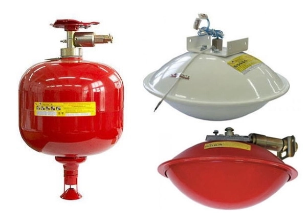 Module de stingere a incendiilor cu gaz
